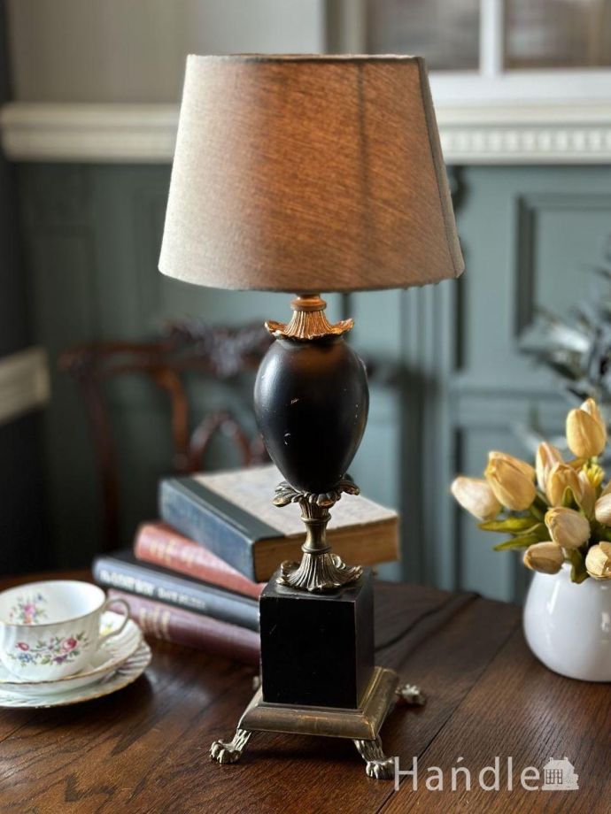 アンティークの照明、テーブルランプ