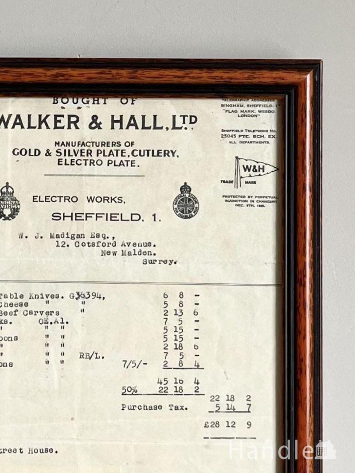 英国アンティークのアートフレーム