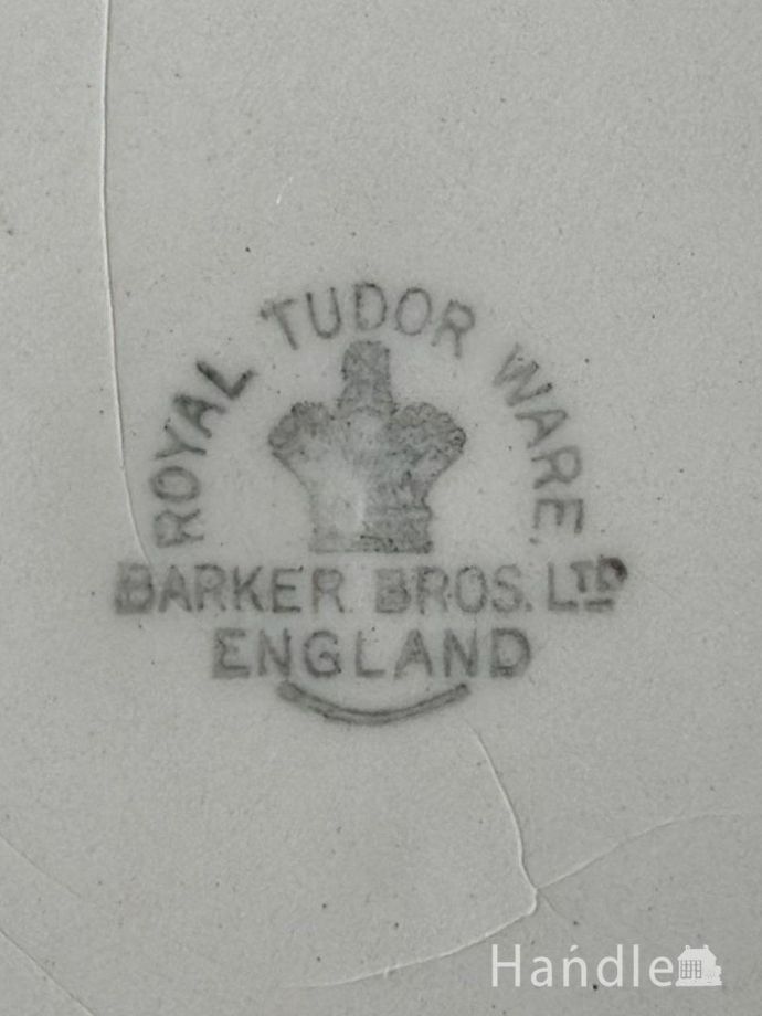 アンティークのバックスタンプ