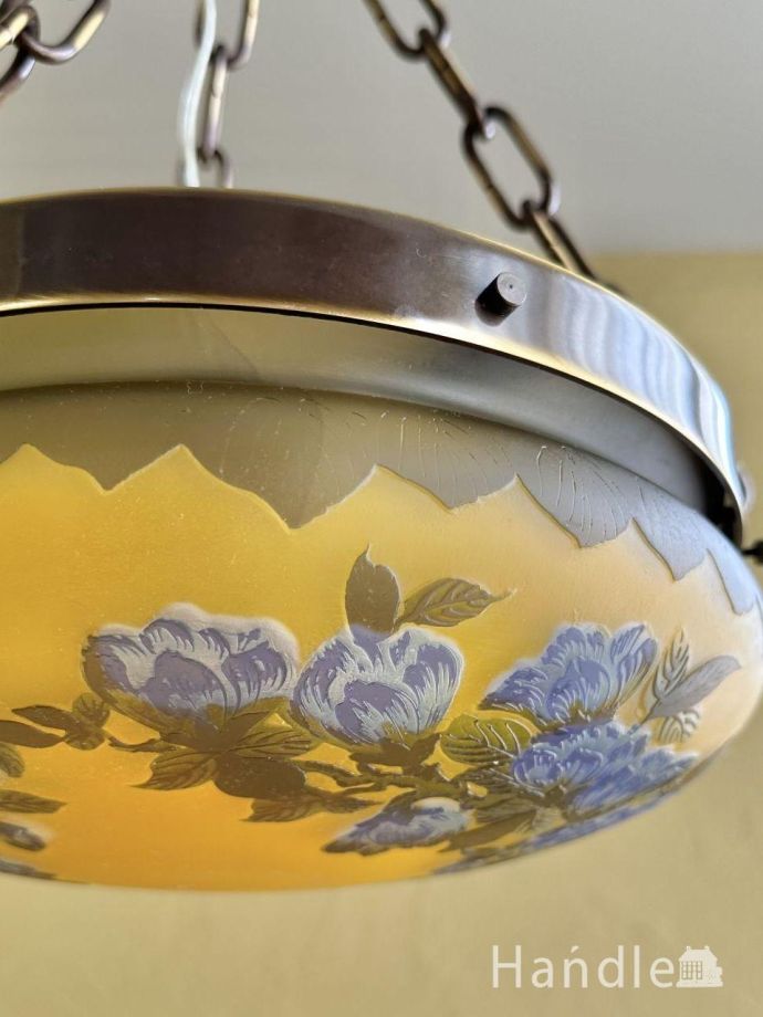 アンティークガラスのシェード