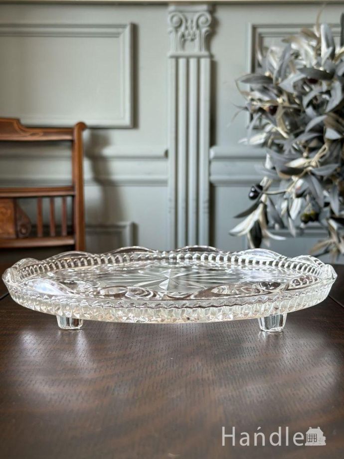 アンティークのガラス食器