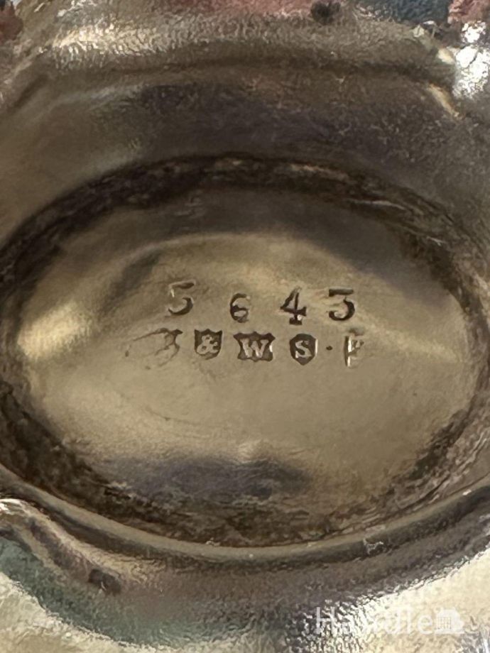 イギリス　シルバープレート　ボンボンディッシュ　バスケット　アールデコ イギリス シルバープレート ボンボンディッシュ バスケット アールデコ