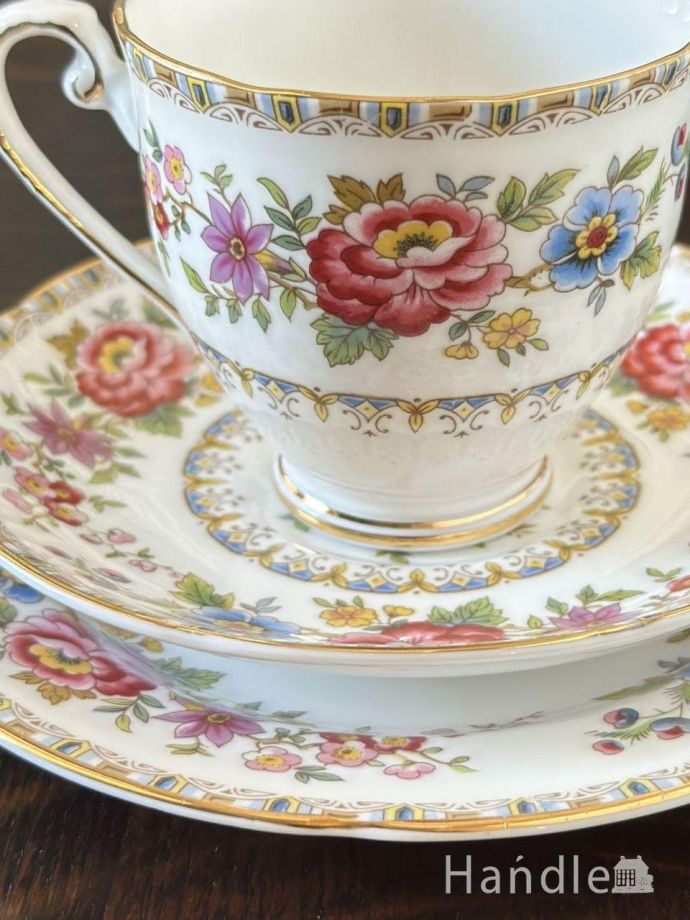 アンティークのカップ&ソーサー(トリオ)