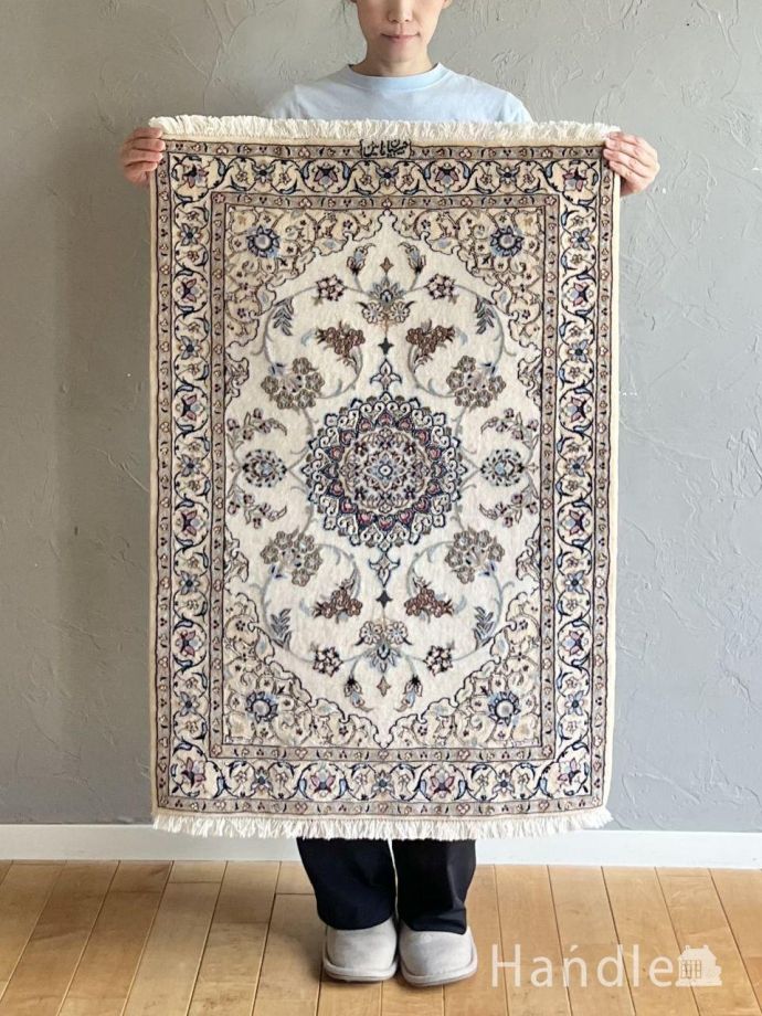 最高級ペルシャ絨毯の玄関マット、ナイン6Laの美しいカーペット(m-9545