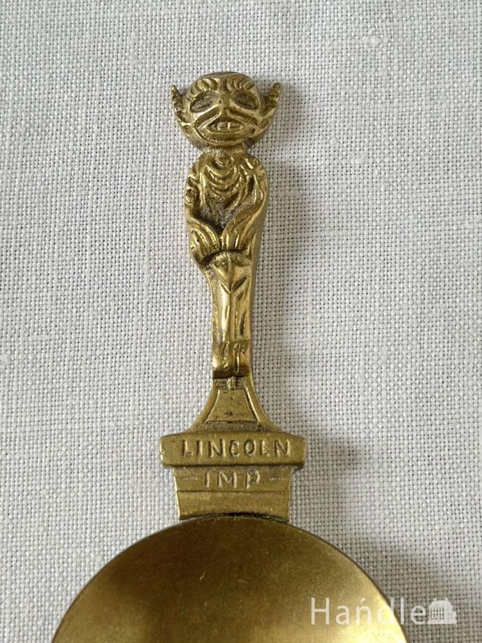 アンティーク真鍮製のスプーン