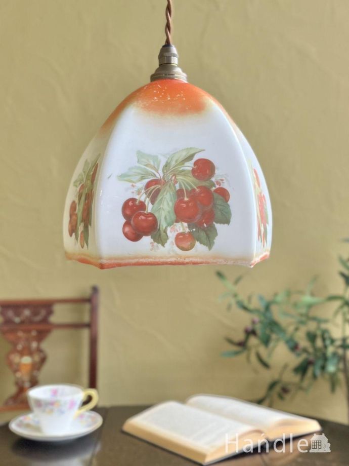 アンティークの照明、ペンダントライト