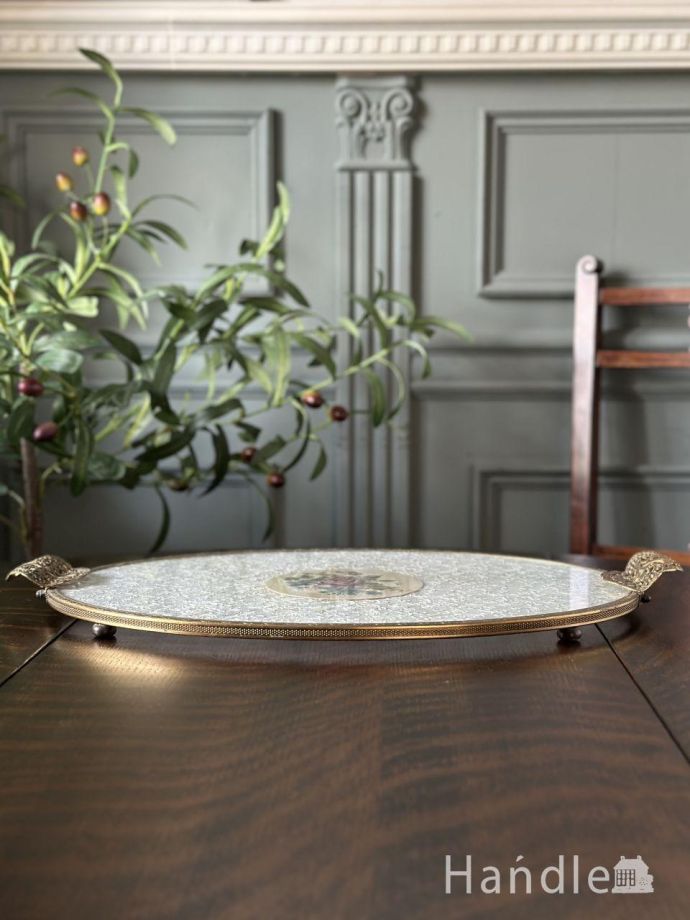 アンティークのドレッシングトレイ