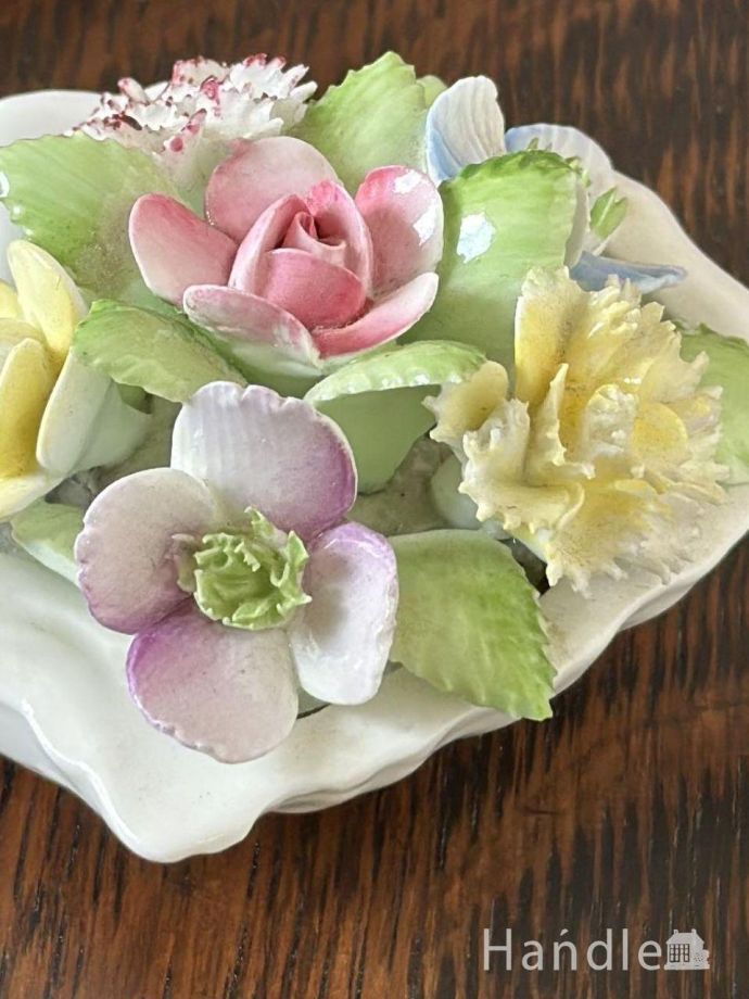 アンティークの陶花