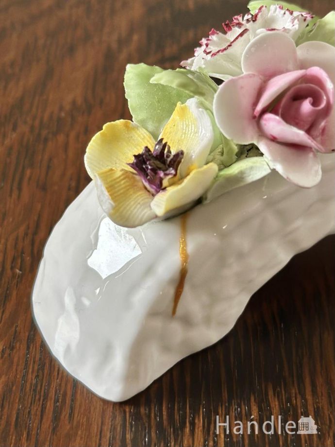 金継ぎした陶花