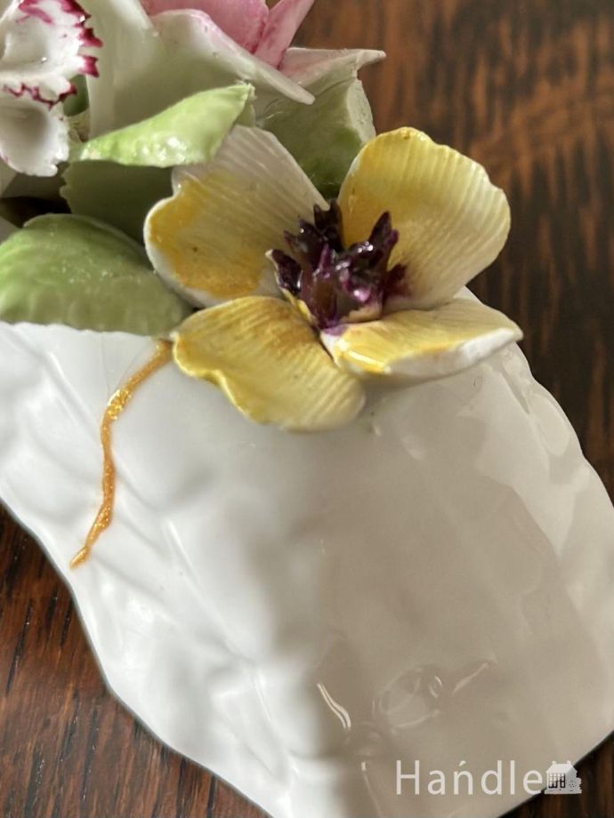 金継ぎした陶花