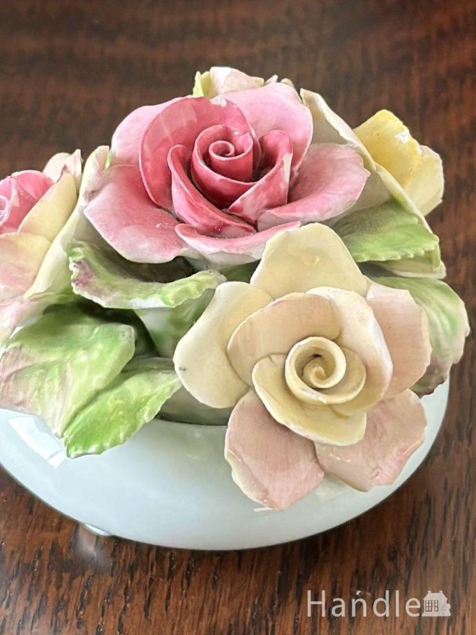 アンティークの陶花