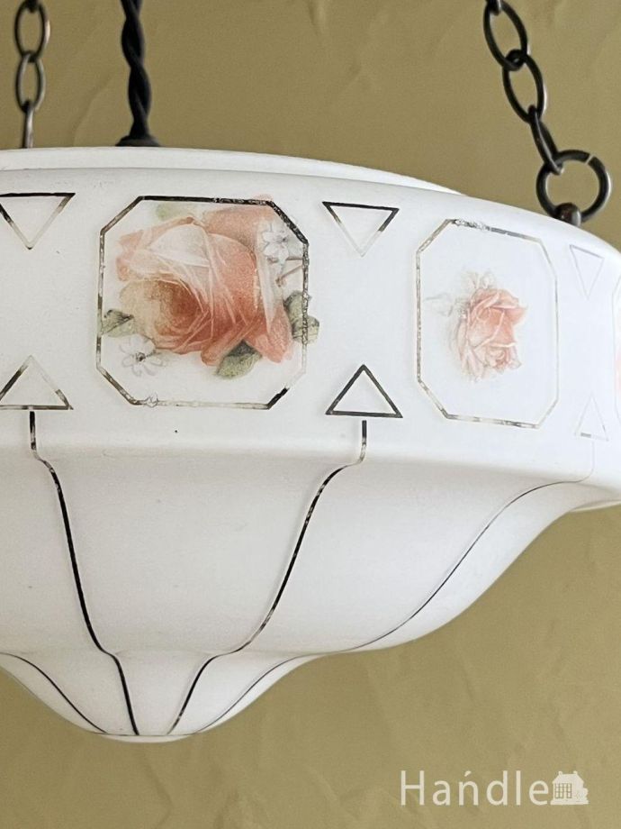 アンティークガラスのシェード