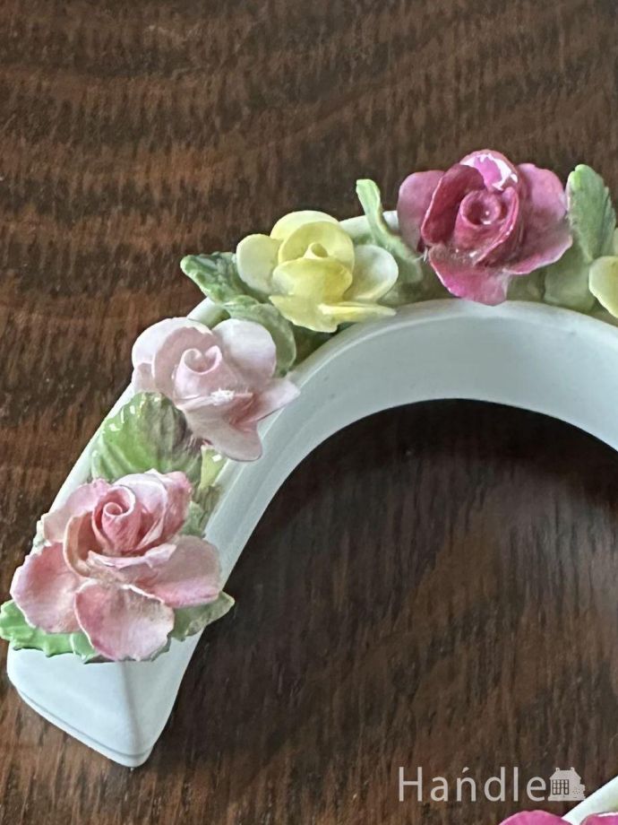 アンティークの陶花