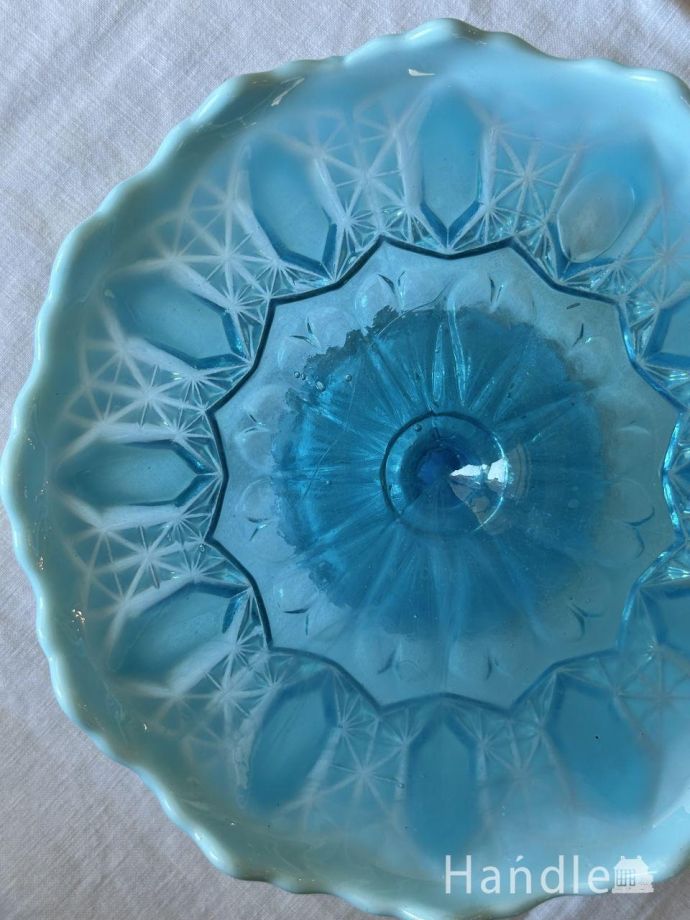 アンティークガラスの雑貨、ケーキスタンド