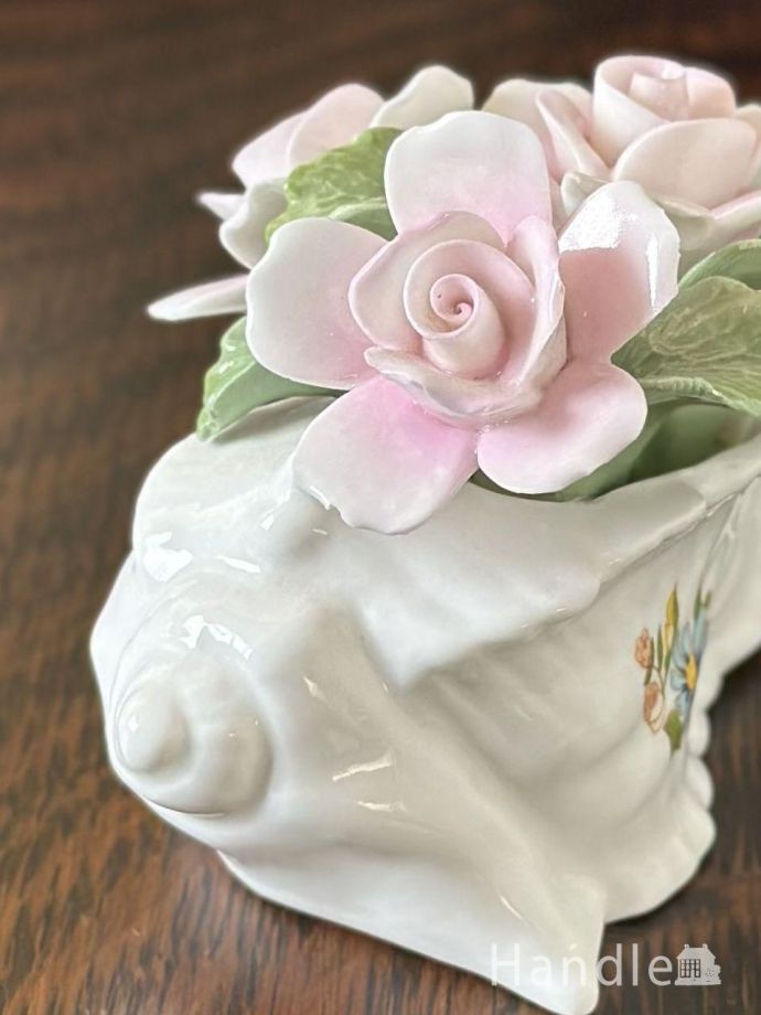 アンティークの陶花