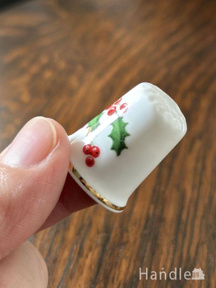 英国アンティークのおしゃれなシンブル