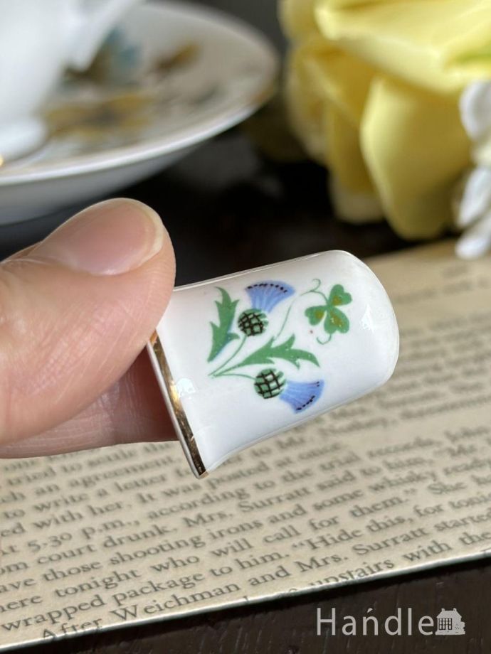 英国アンティークのおしゃれなシンブル