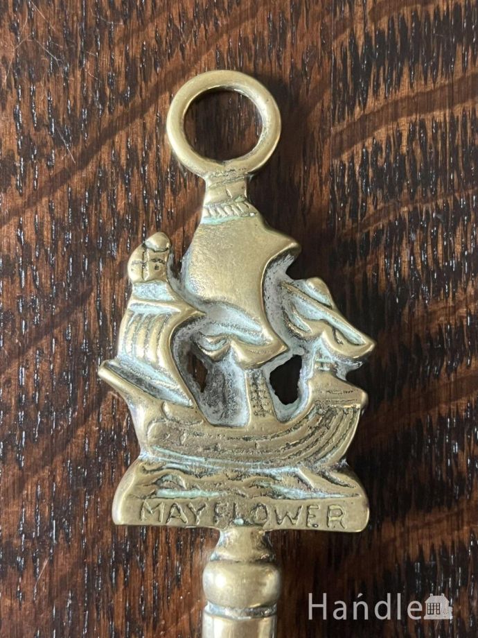 アンティーク真鍮製のスコップ