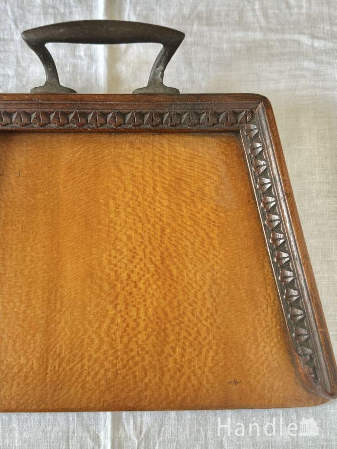 アンティークのクラムトレイ & ブラシ