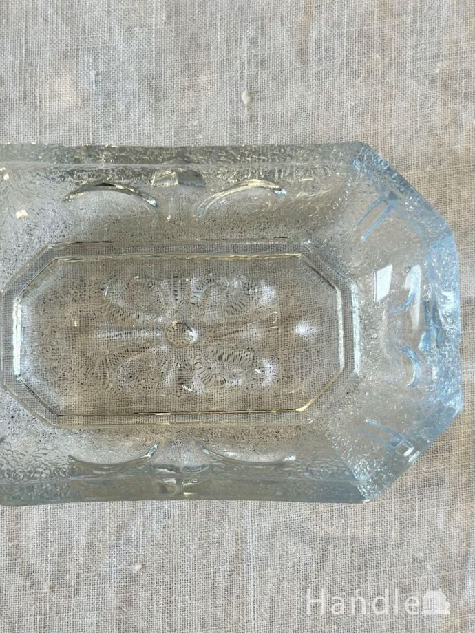 アンティークガラスのアクセサリートレイ