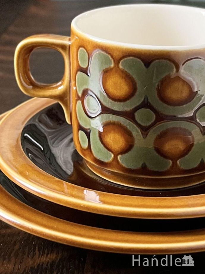 アンティークのカップ&ソーサー(トリオ)