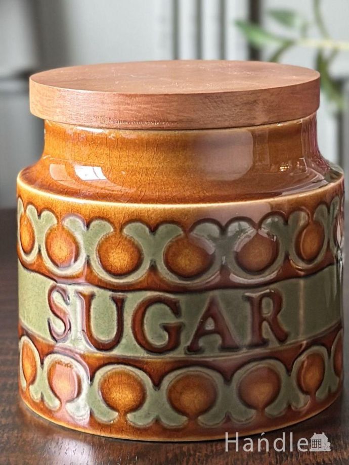 英国陶磁器のキャニスター