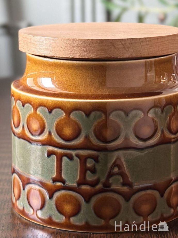 英国陶磁器のキャニスター