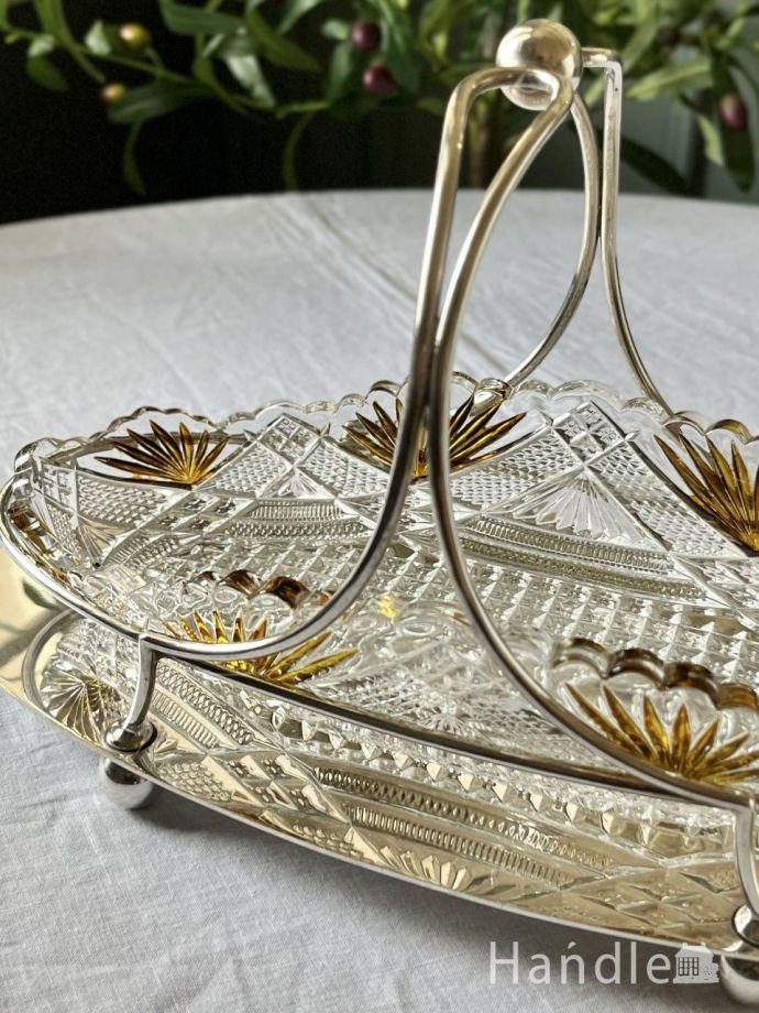 アンティークガラスの器