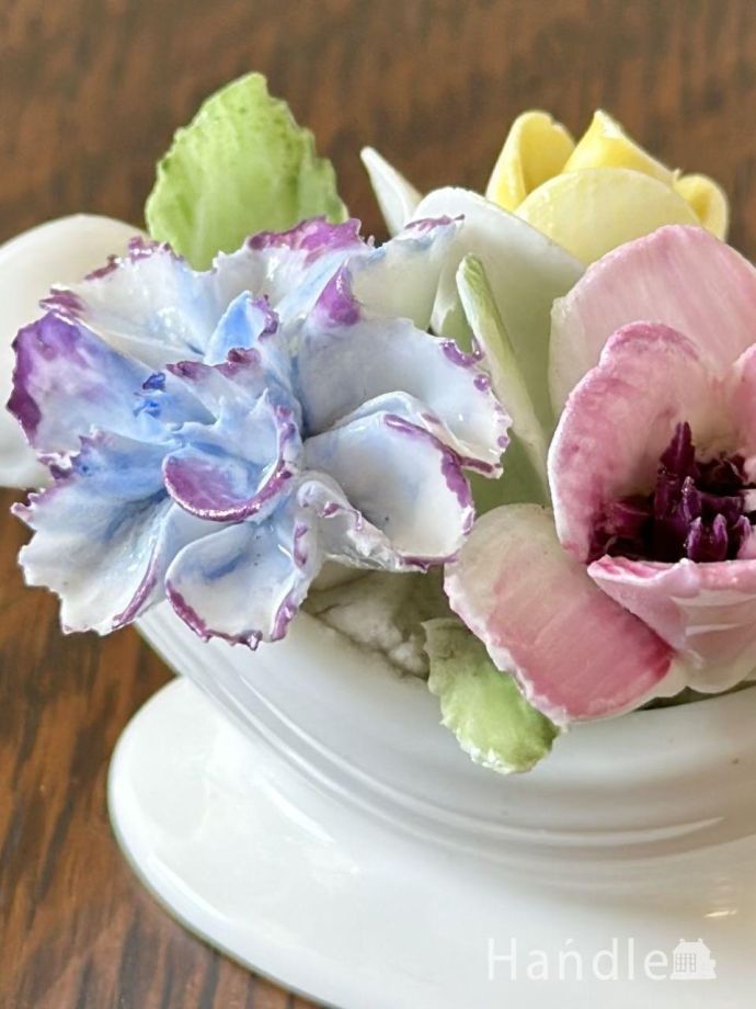 アンティークの陶花