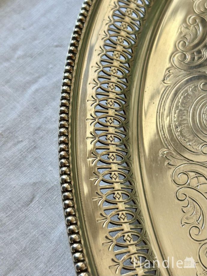 シルバートレイの装飾