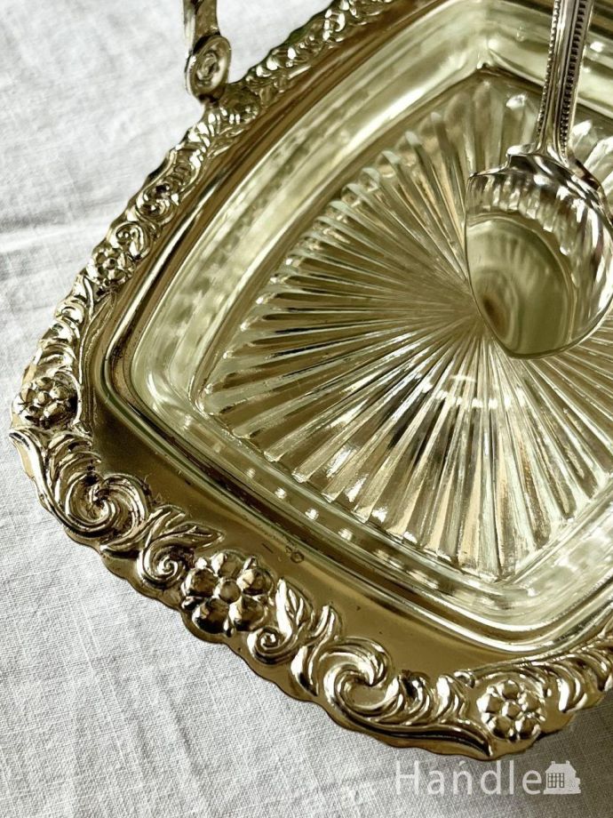 アンティークガラスの器