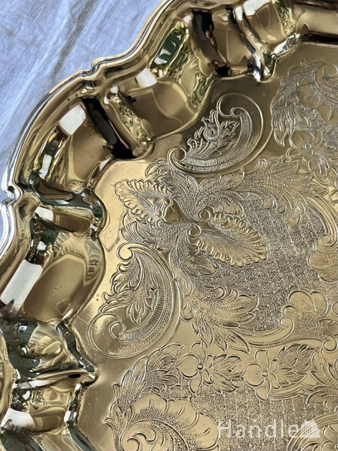 シルバートレイの装飾