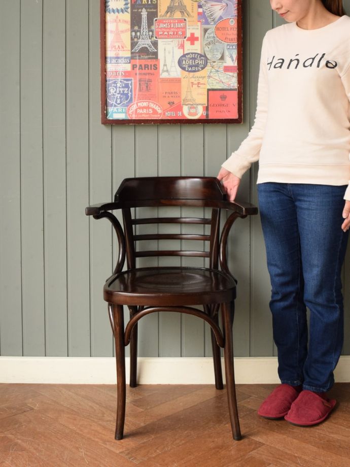 英国アンティークのベントウッドチェア