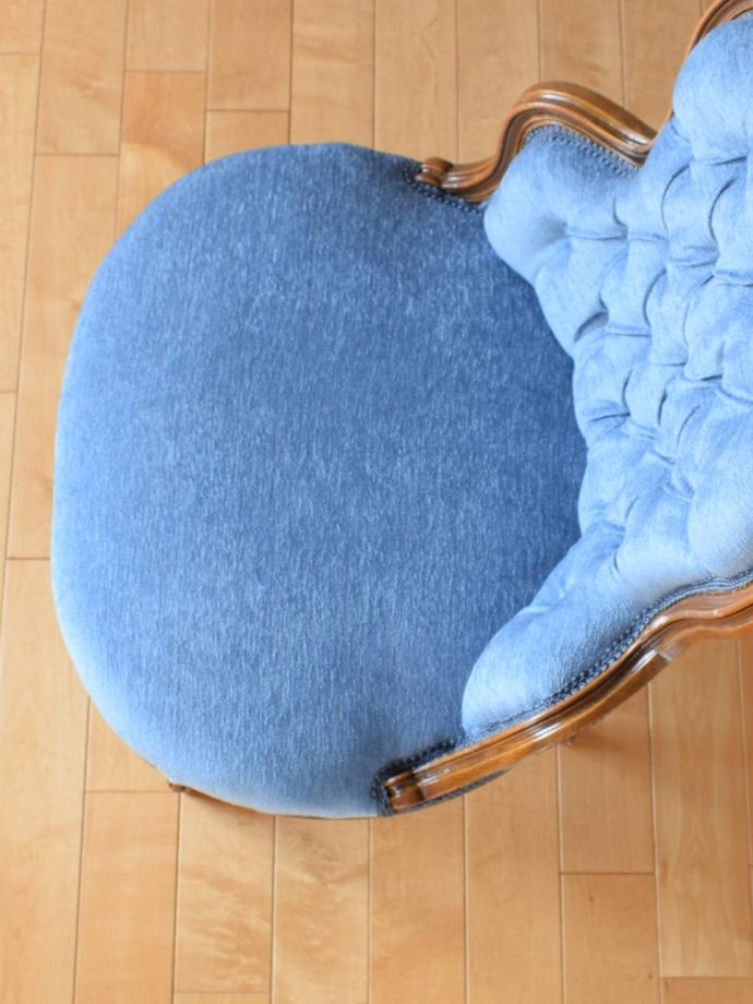 アンティークの椅子の座面