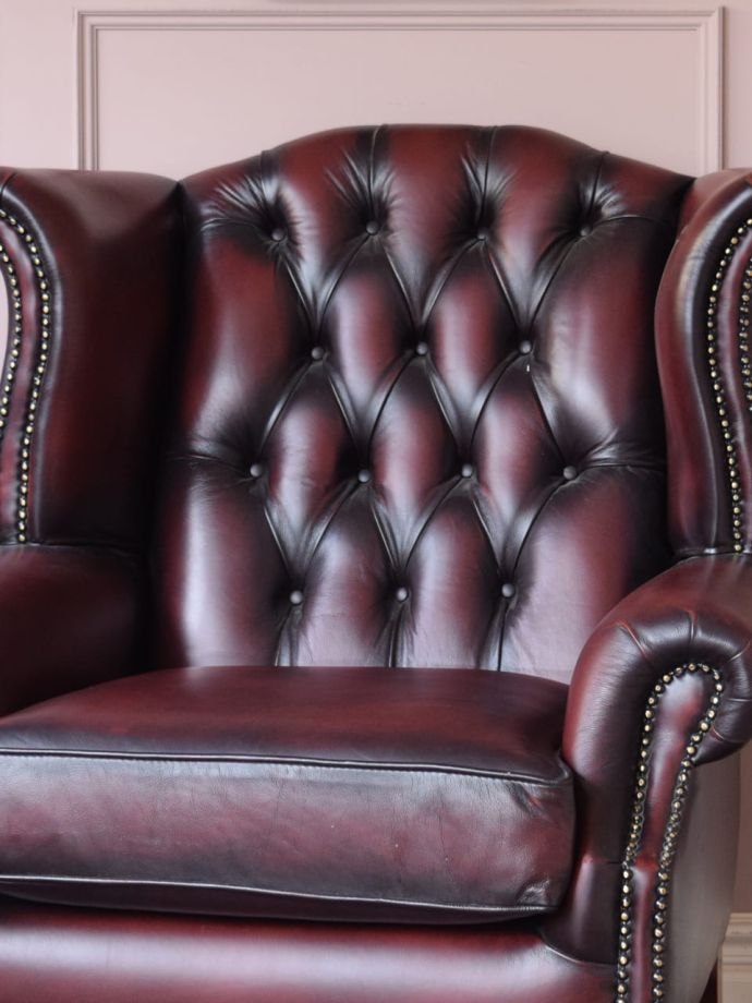 アンティークパーソナルチェアの背もたれ