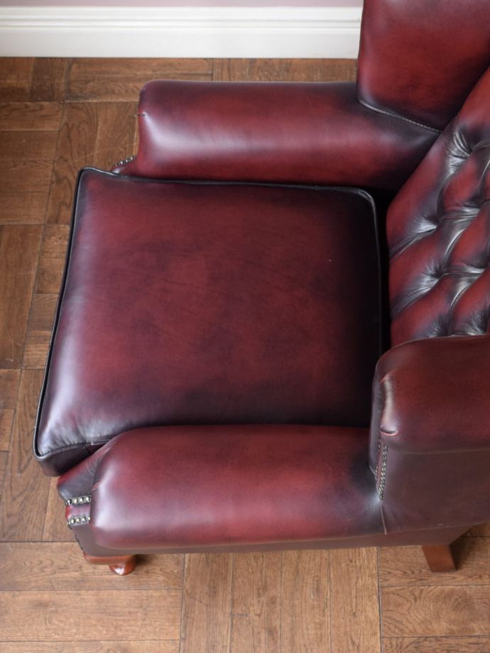 アンティークの椅子の座面