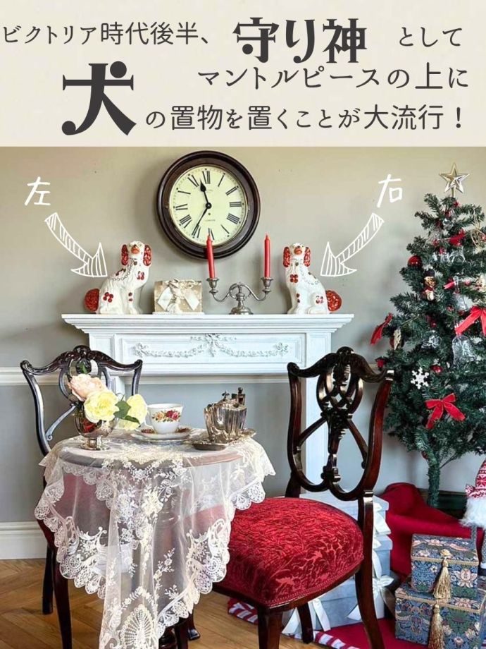 暖炉の上の流行