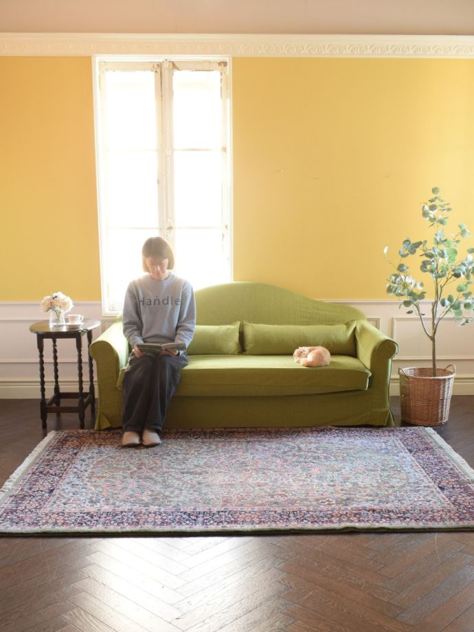 ケルマンの美しいペルシャ絨毯