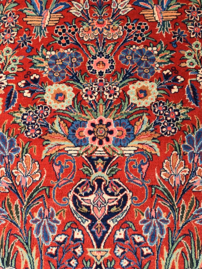 アンティーク絨毯の詳細下部