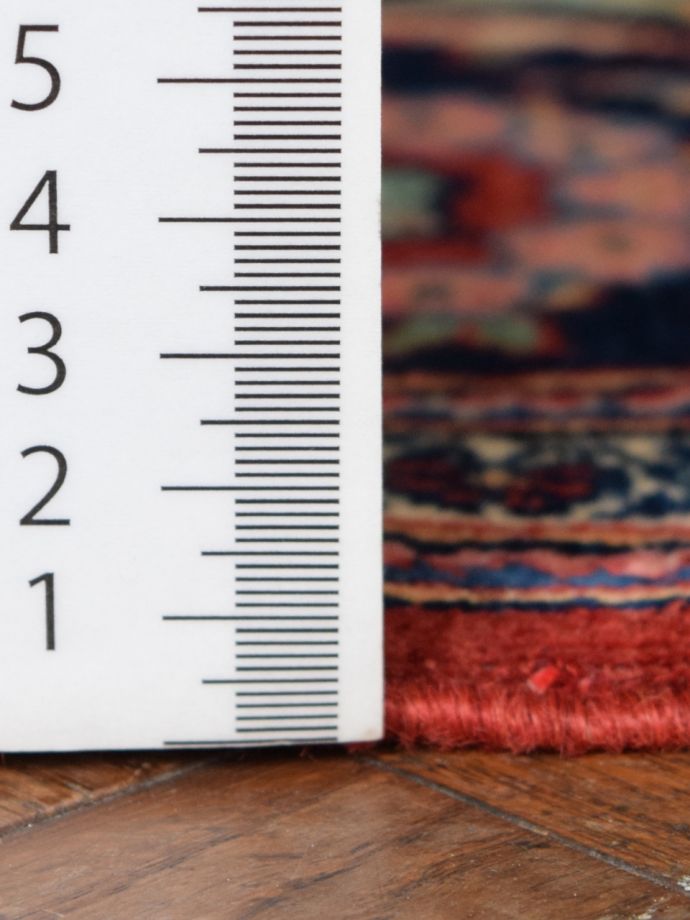 アンティーク絨毯の厚み