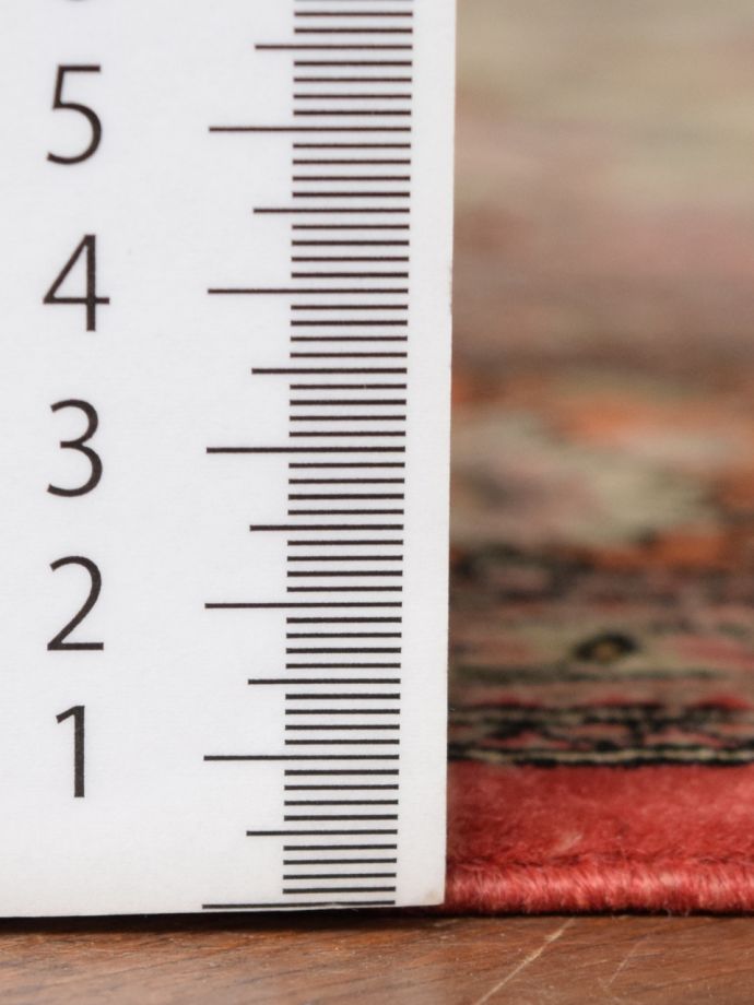 アンティーク絨毯の厚み