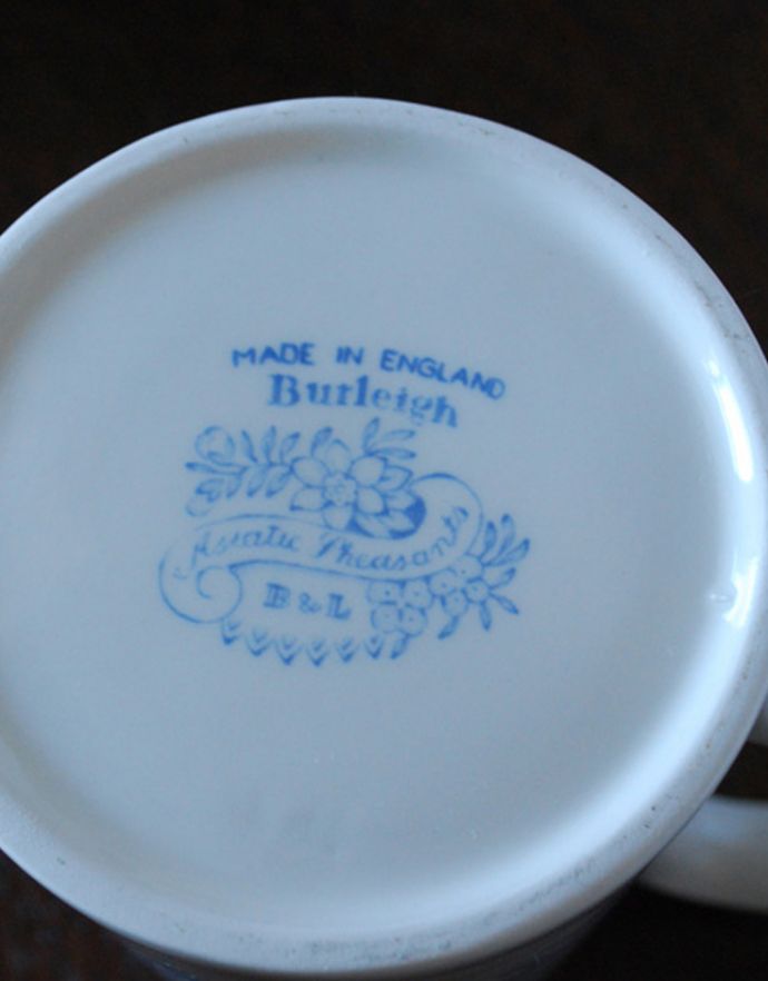 バーレイ社のバックスタンプ