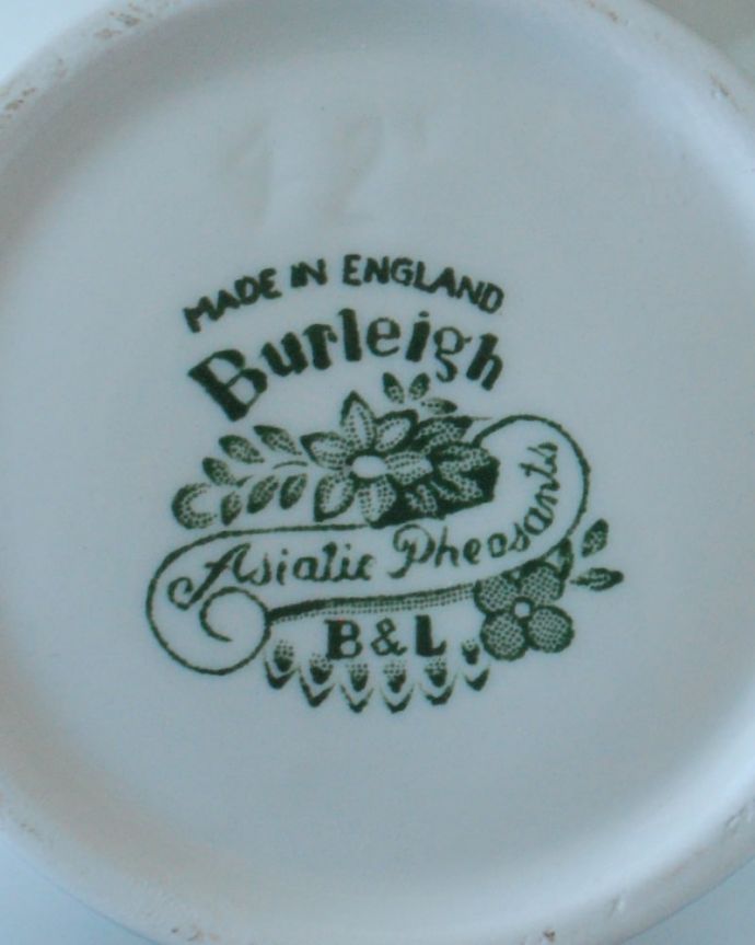 バーレイ社のバックスタンプ