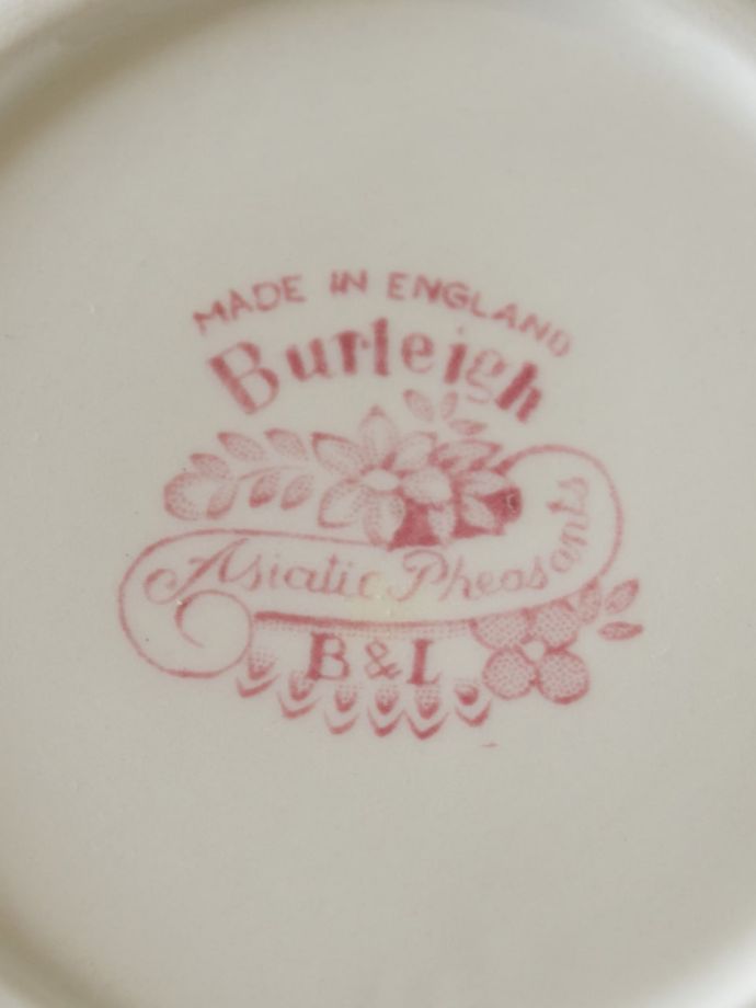 バーレイ社のバックスタンプ