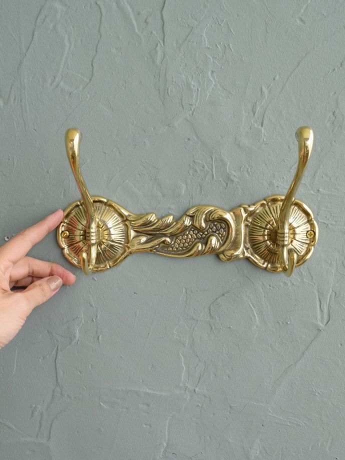 アンティーク風のウォールフック