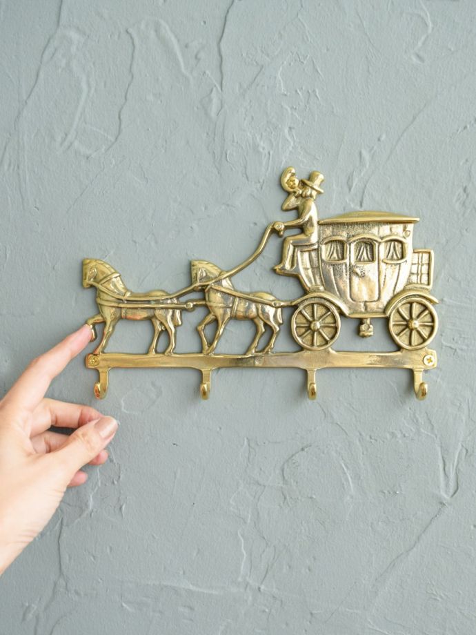 アンティーク風のウォールフック