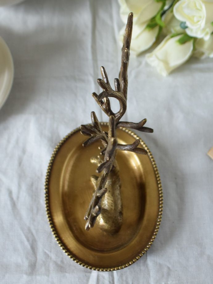 真鍮製のアクセサリースタンド