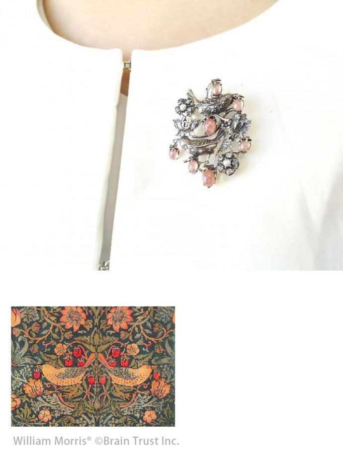 ペンダントトップにもなるブローチ