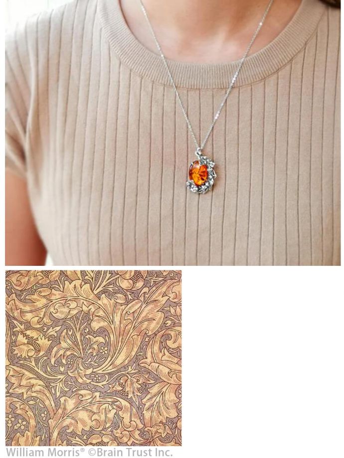 ペンダントトップにもなるブローチ