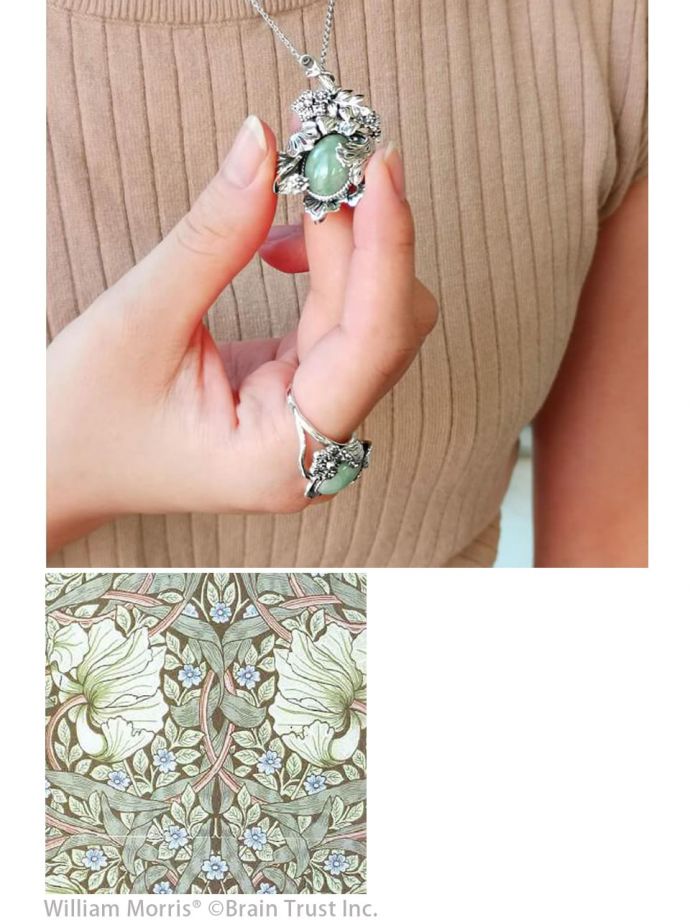 ペンダントトップにもなるブローチ